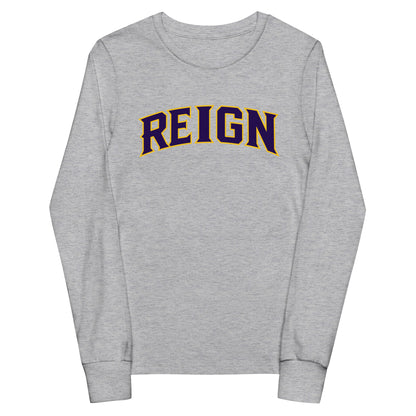 Performance | Youth Long Sleeve T-Shirt | REIGN 10U Softball | Script Logo