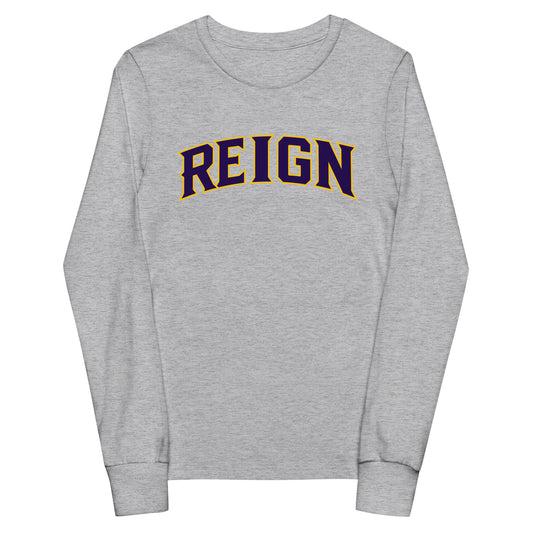 Performance | Youth Long Sleeve T-Shirt | REIGN 10U Softball | Script Logo
