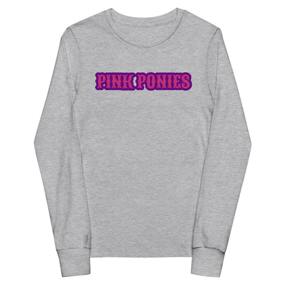 Performance | Youth Long Sleeve T-Shirt | Pink Pony Athletic Club | Script Logo
