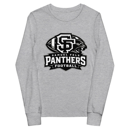 Performance | Youth Long Sleeve T-Shirt | Samuel Fels Football | Emblem Logo