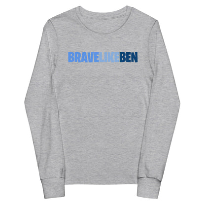 Performance | Youth Long Sleeve T-Shirt | Brave Like Ben | Workmark Logo