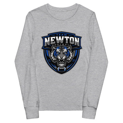 Performance | Youth Long Sleeve T-Shirt | Newton Youth football league | Shield Logo
