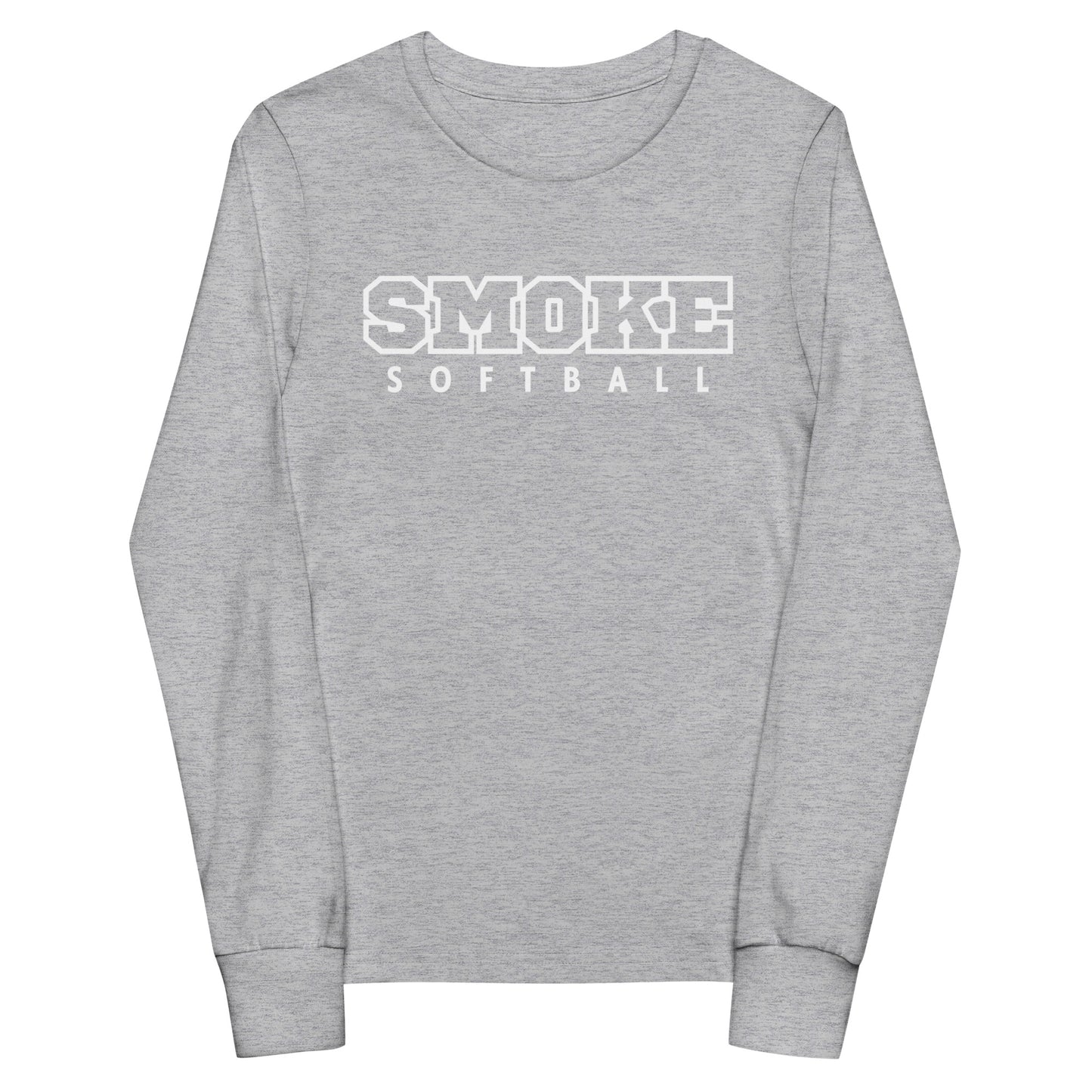 Performance | Youth Long Sleeve T-Shirt | Smoke 14U Softball | Emblem Logo