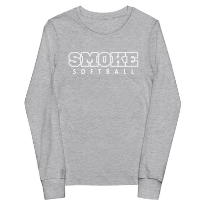 Performance | Youth Long Sleeve T-Shirt | Smoke 14U Softball | Emblem Logo