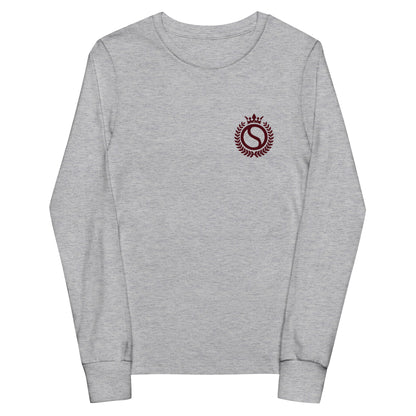 Performance | Youth Long Sleeve T-Shirt | Sinton Desperados Baseball | Crest Logo