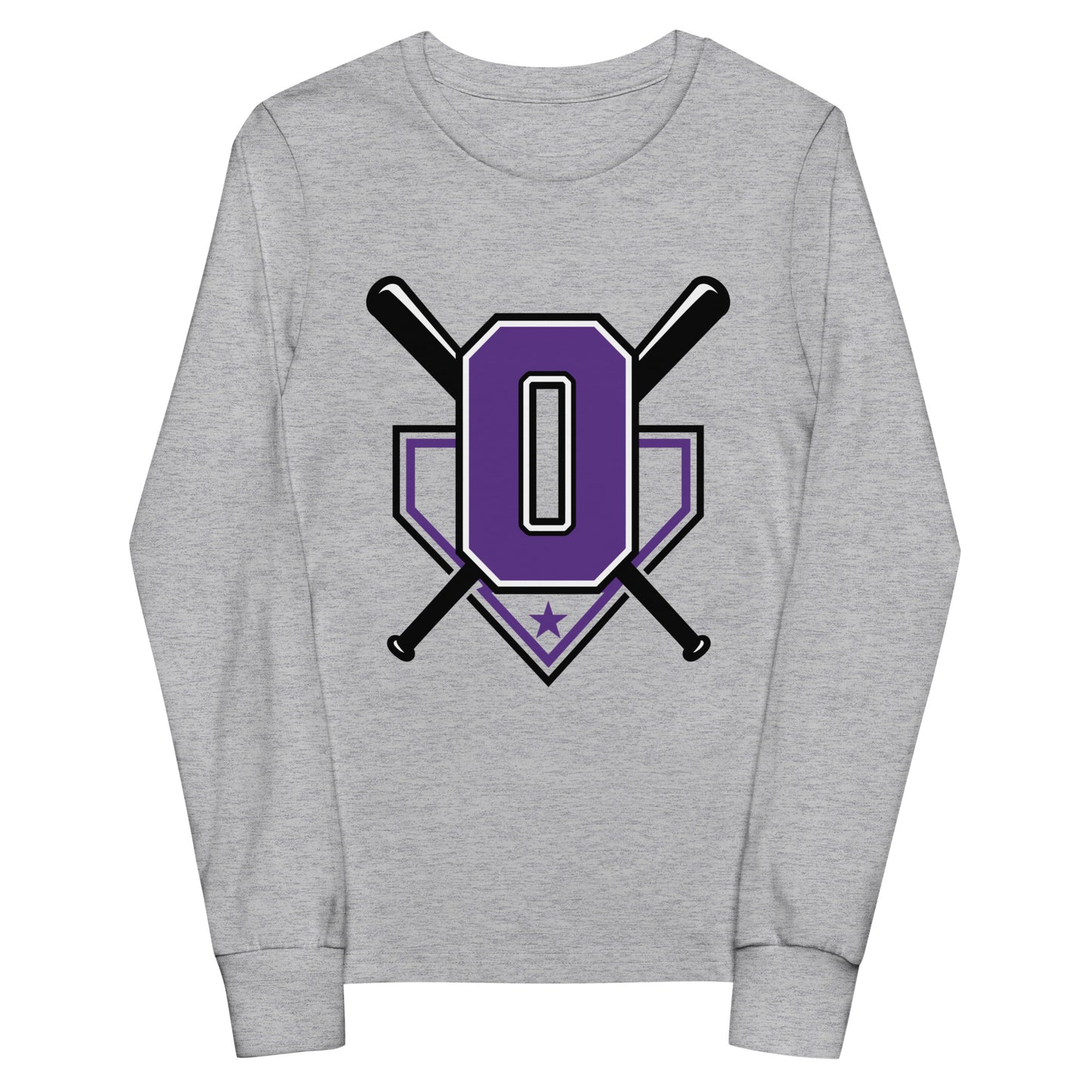 Performance | Youth Long Sleeve T-Shirt | Carolina Outlaws Baseball | Vanguard Logo