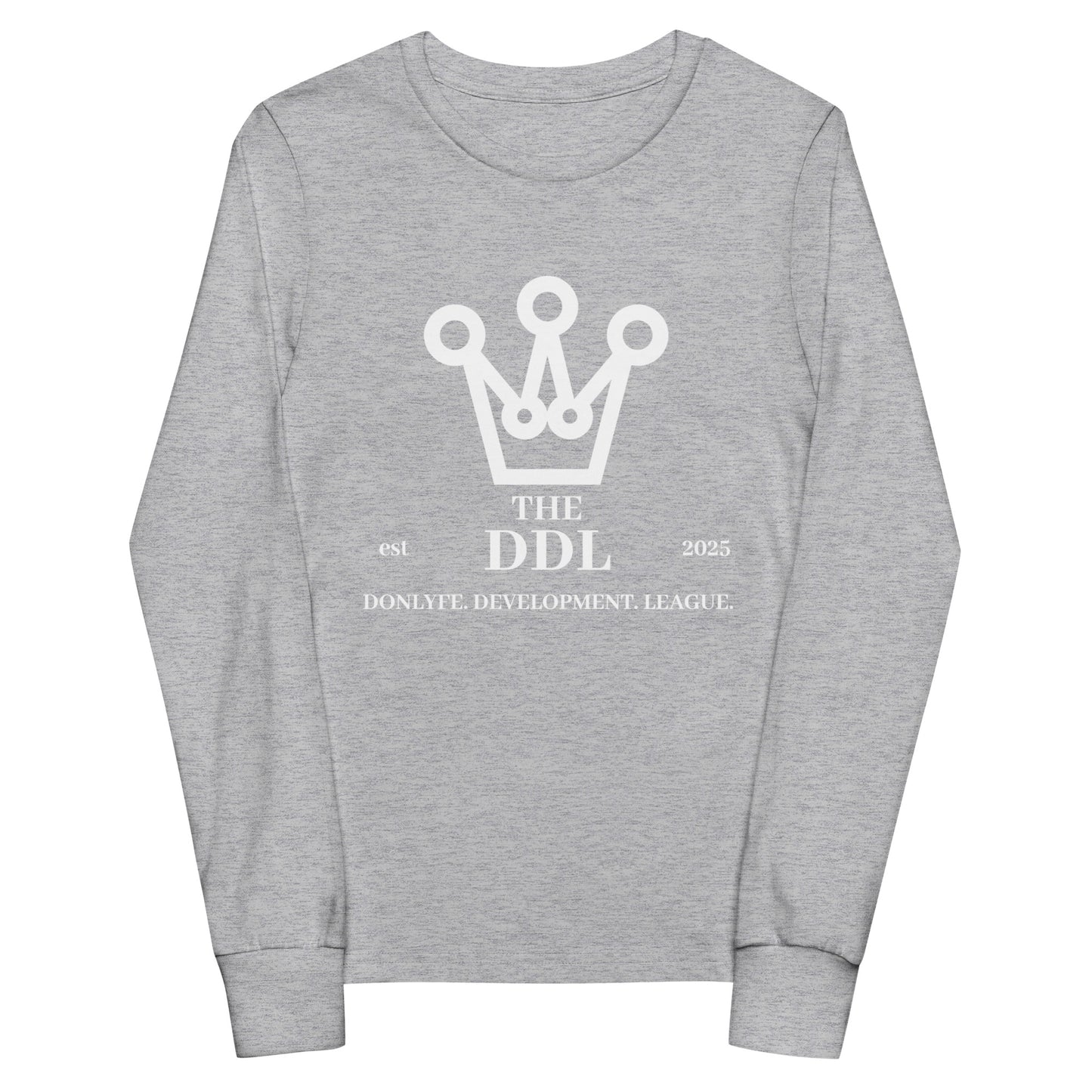 Performance | Youth Long Sleeve T-Shirt | Official DDL Merchandise | Crest Logo