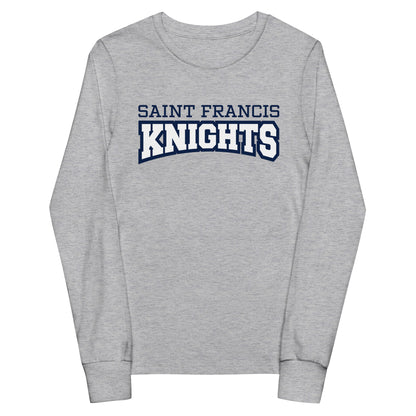 Performance | Youth Long Sleeve T-Shirt | Saint Francis School | Modern Script Logo