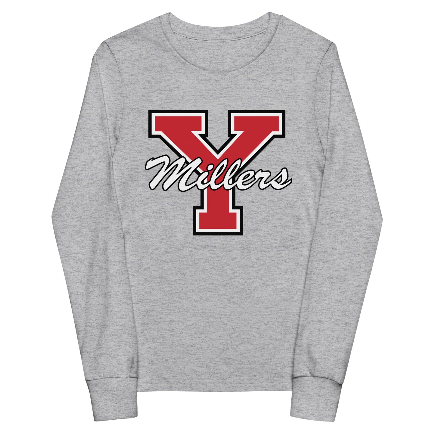 Performance | Youth Long Sleeve T-Shirt | Yukon Student Council | Crest Logo