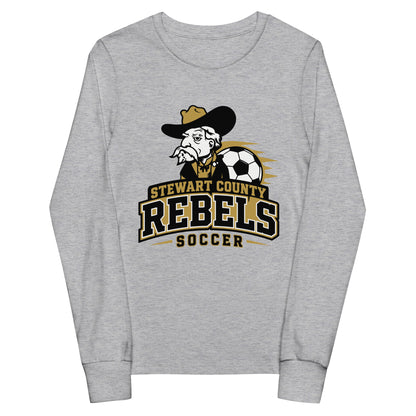 Performance | Youth Long Sleeve T-Shirt | Stewart County Soccer | Crest Logo