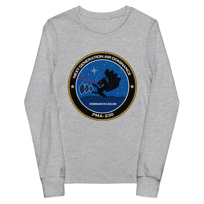 Performance | Youth Long Sleeve T-Shirt | Next Generation Air Dominance | Badge Logo