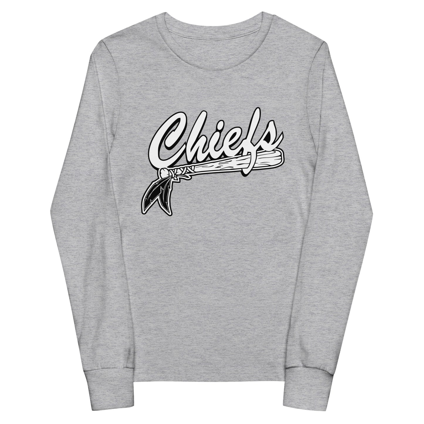 Performance | Youth Long Sleeve T-Shirt | Connetquot Chiefs | Letter Crest Logo