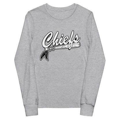 Performance | Youth Long Sleeve T-Shirt | Connetquot Chiefs | Letter Crest Logo