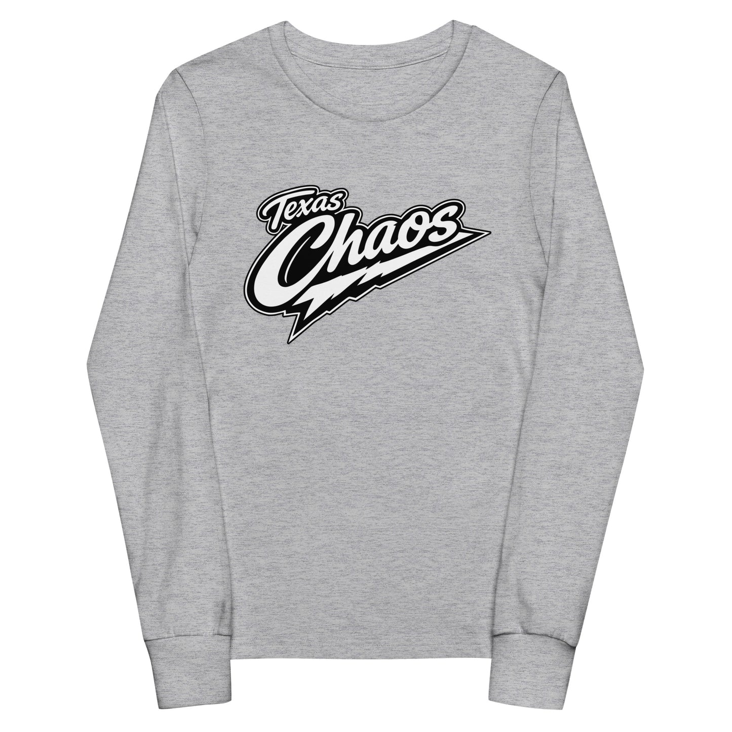 Performance | Youth Long Sleeve T-Shirt | Texas Chaos | Emblem Logo