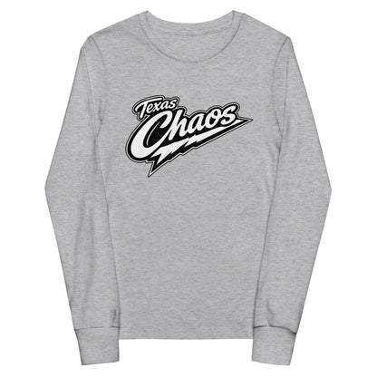 Performance | Youth Long Sleeve T-Shirt | Texas Chaos | Emblem Logo