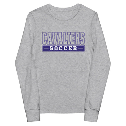 Performance | Youth Long Sleeve T-Shirt | STM Soccer | Modern Script Logo