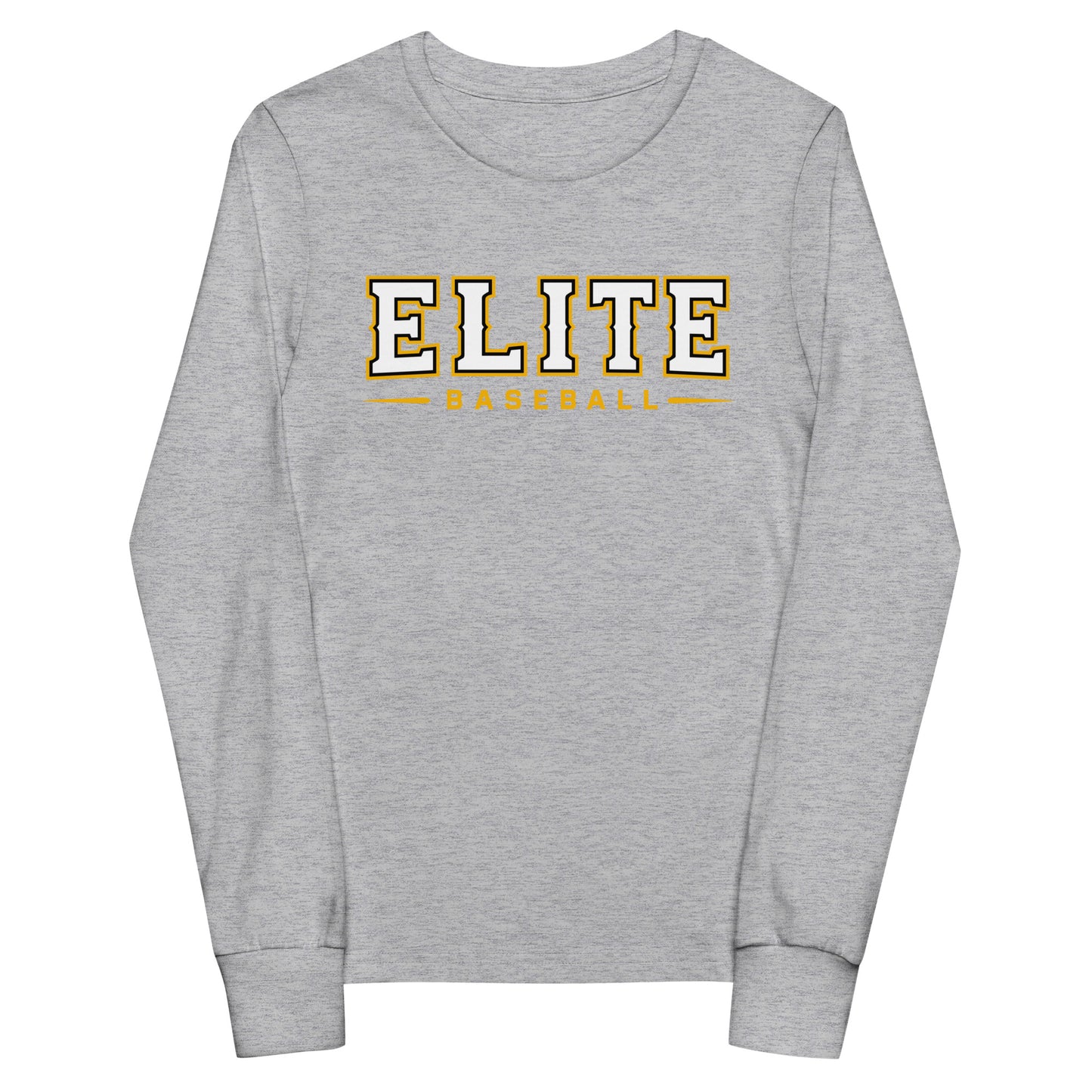 Performance | Youth Long Sleeve T-Shirt | Elite Baseball | Vanguard Logo