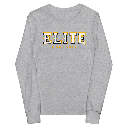 Performance | Youth Long Sleeve T-Shirt | Elite Baseball | Vanguard Logo