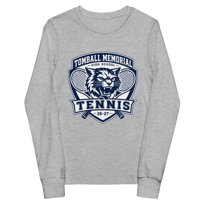 Performance | Youth Long Sleeve T-Shirt | TMHS Tennis | Shield Logo