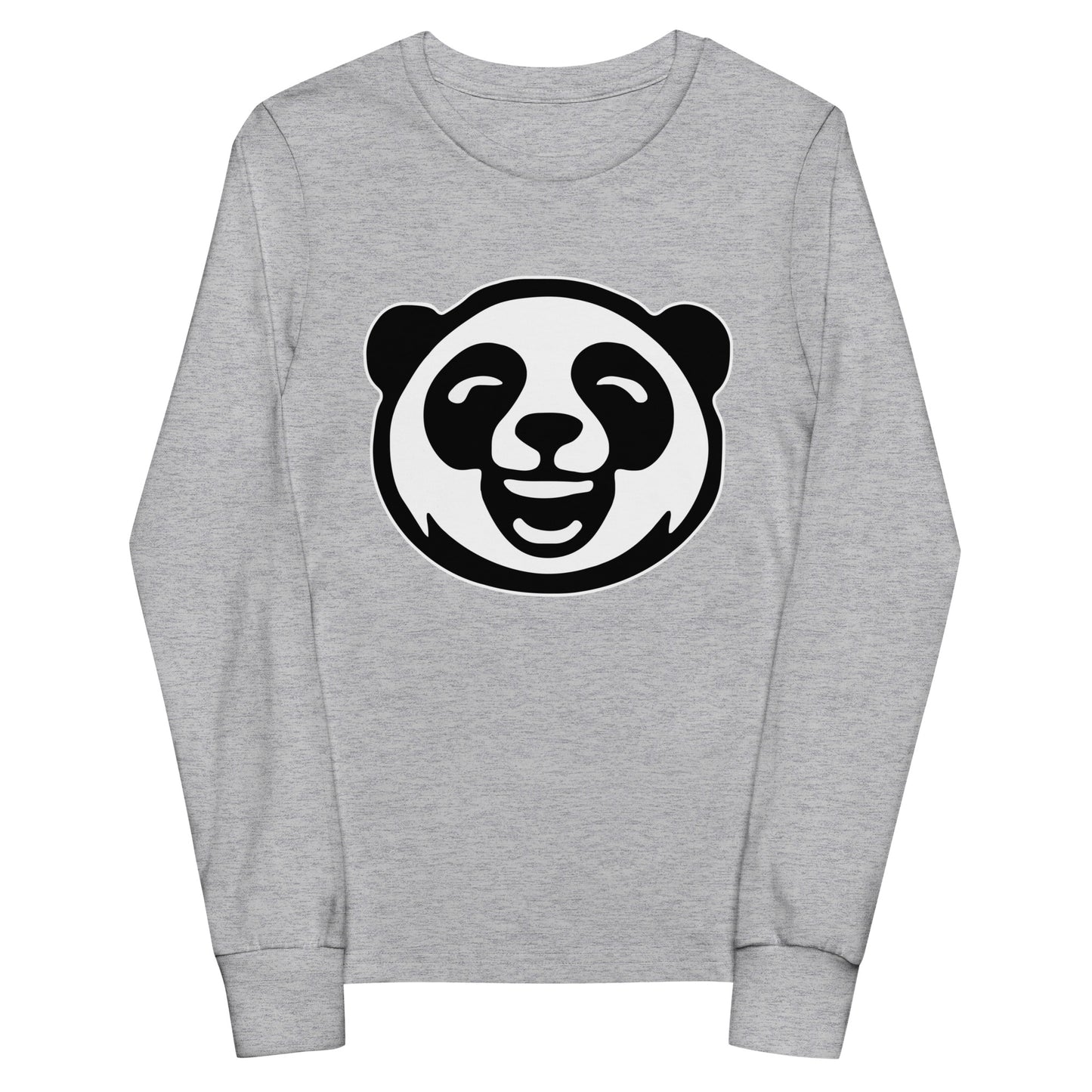 Performance | Youth Long Sleeve T-Shirt | Panda Lacrosse Club | Mascot Logo