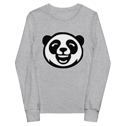 Performance | Youth Long Sleeve T-Shirt | Panda Lacrosse Club | Mascot Logo
