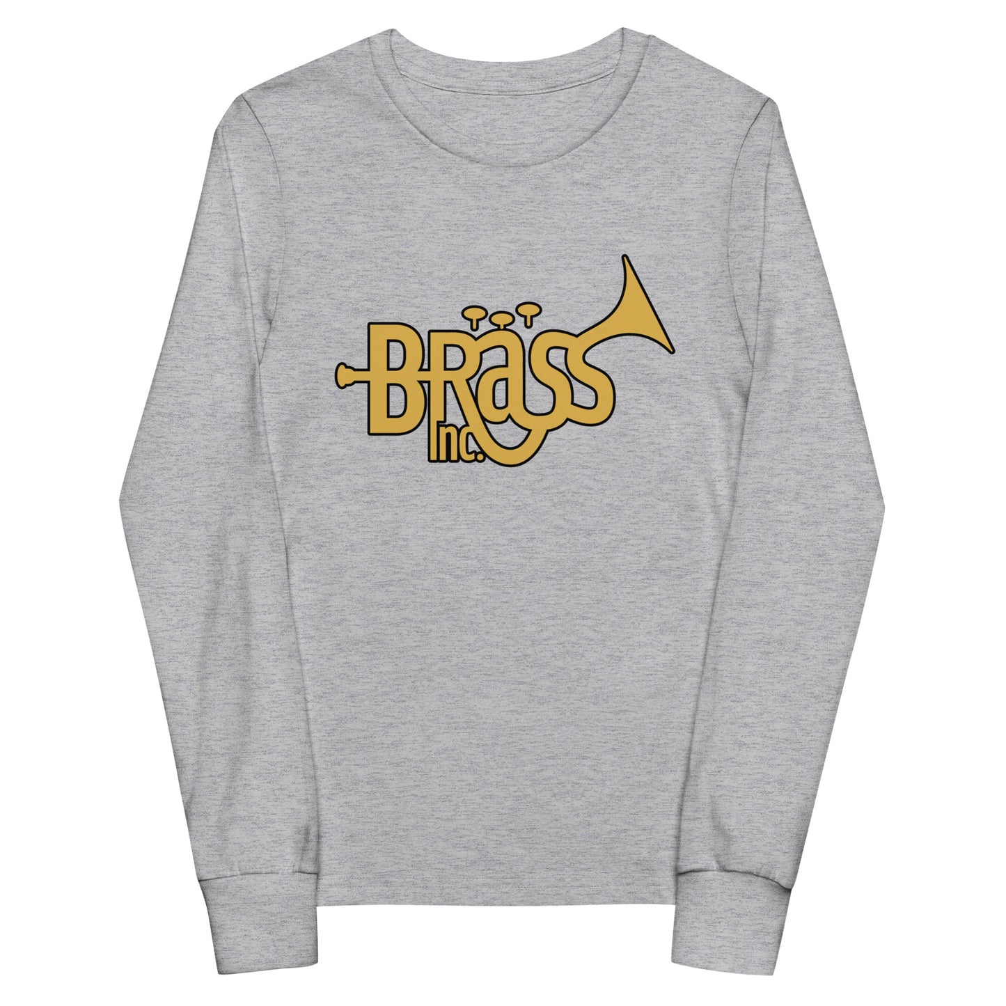 Performance | Youth Long Sleeve T-Shirt | Brass Inc. | Emblem Logo