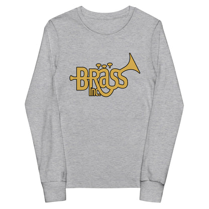 Performance | Youth Long Sleeve T-Shirt | Brass Inc. | Emblem Logo