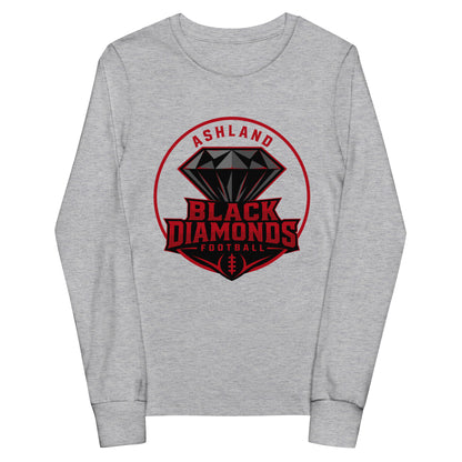 Performance | Youth Long Sleeve T-Shirt | Ashland Black Diamonds | Badge Logo