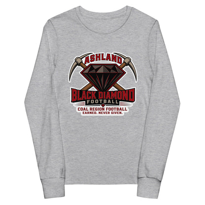 Performance | Youth Long Sleeve T-Shirt | Ashland Black Diamonds | Vanguard Logo