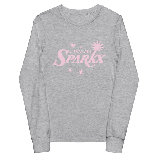 Performance | Youth Long Sleeve T-Shirt | Carolina Sparkx | Modern Script Logo