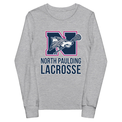 Performance | Youth Long Sleeve T-Shirt | North Paulding Lacrosse | Vanguard Logo