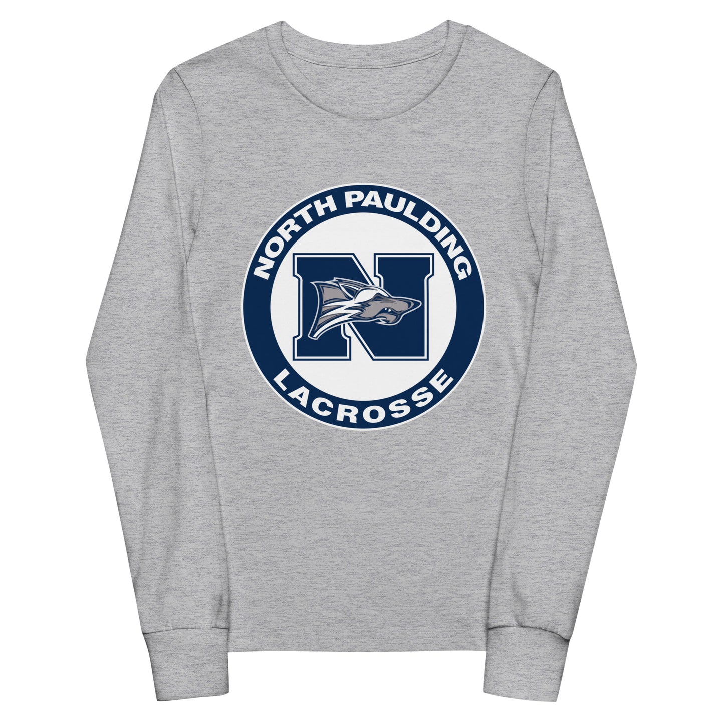 Performance | Youth Long Sleeve T-Shirt | North Paulding Lacrosse | Badge Logo