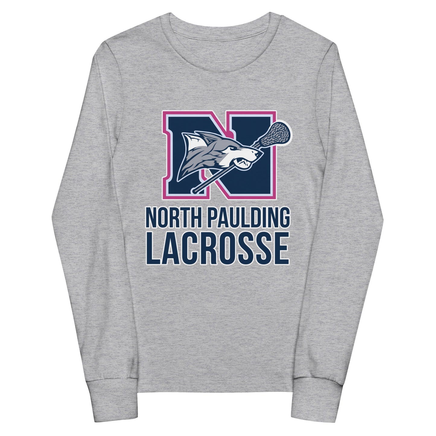 Performance | Youth Long Sleeve T-Shirt | North Paulding Lacrosse | Vanguard Logo
