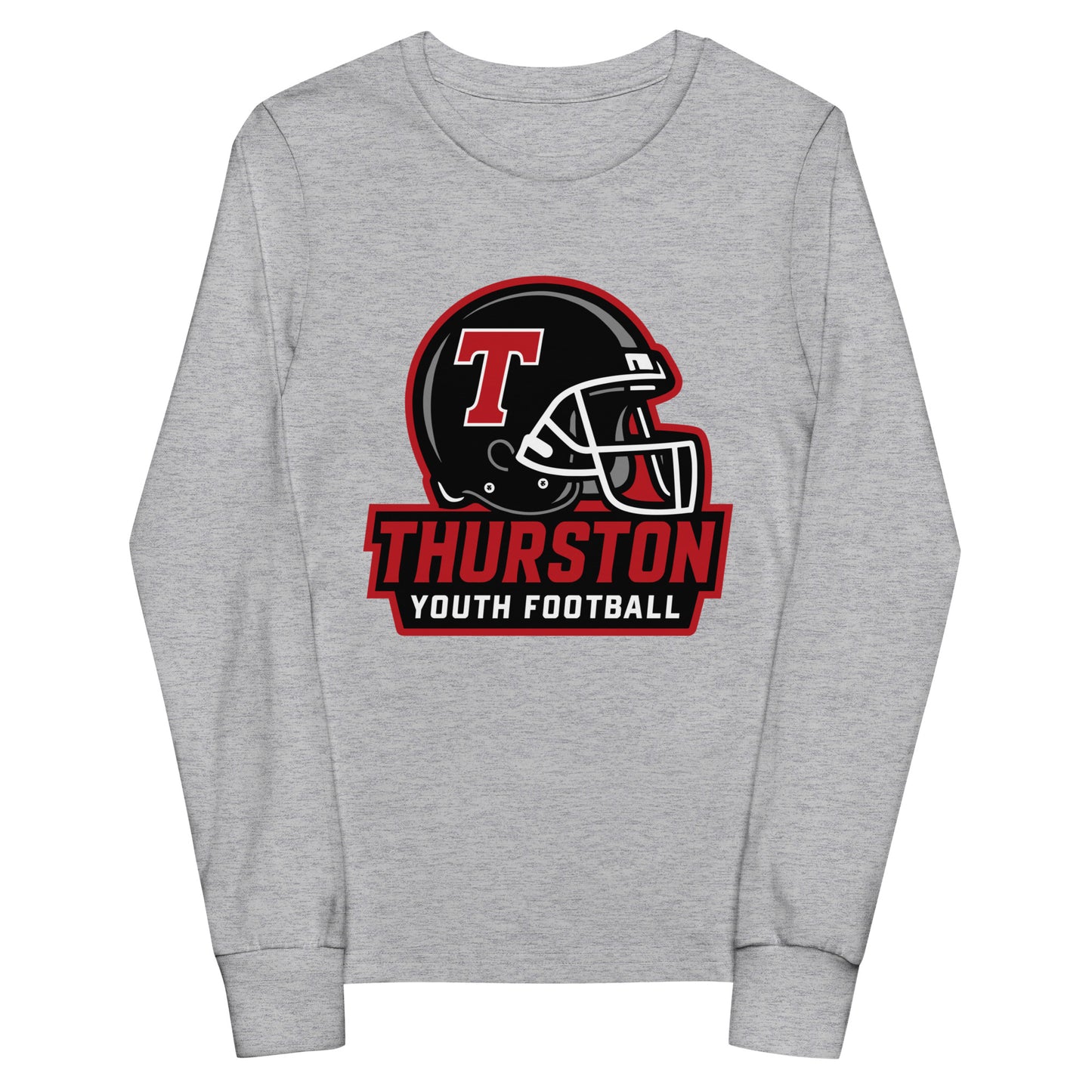 Performance | Youth Long Sleeve T-Shirt | Thurston Youth Football | Crest Logo