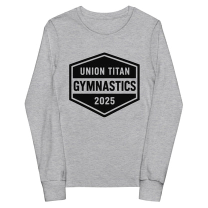 Performance | Youth Long Sleeve T-Shirt | Union Gymnastics | Vanguard Logo