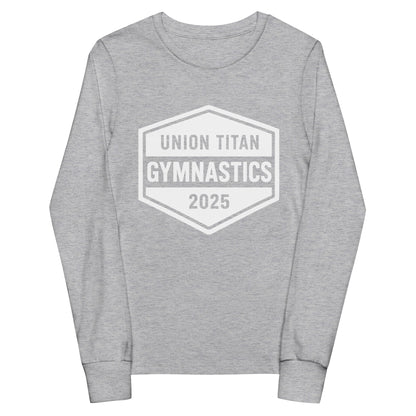 Performance | Youth Long Sleeve T-Shirt | Union Gymnastics | Valor Logo