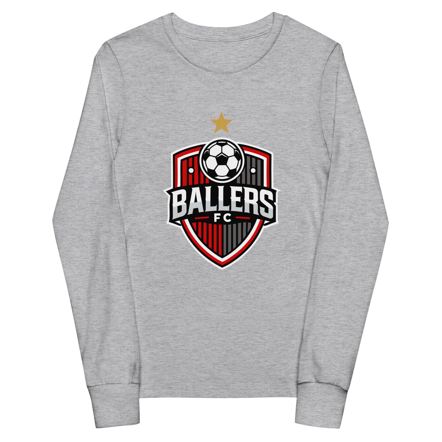 Performance | Youth Long Sleeve T-Shirt | Ballers FC | Shield Logo