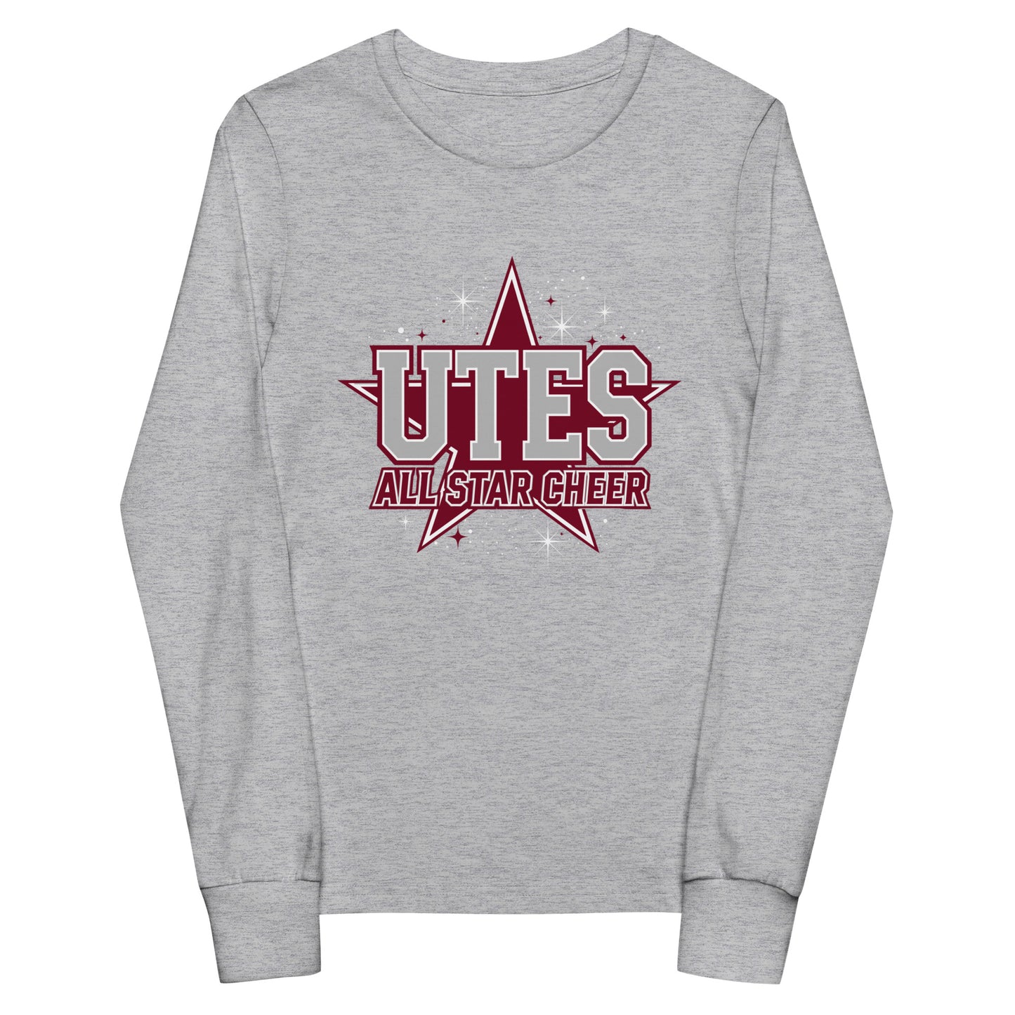 Performance | Youth Long Sleeve T-Shirt | Utes Allstar Cheer | Crest Logo