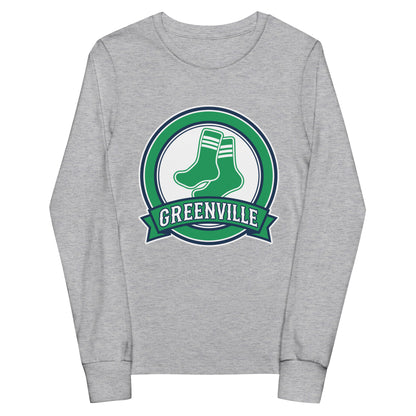 Performance | Youth Long Sleeve T-Shirt | Greenville Sox | Badge Logo
