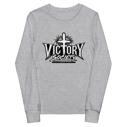 Performance | Youth Long Sleeve T-Shirt | Victory Society | Valor Heritage Alliance Logo