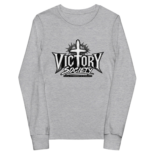 Performance | Youth Long Sleeve T-Shirt | Victory Society | Valor Heritage Alliance Logo