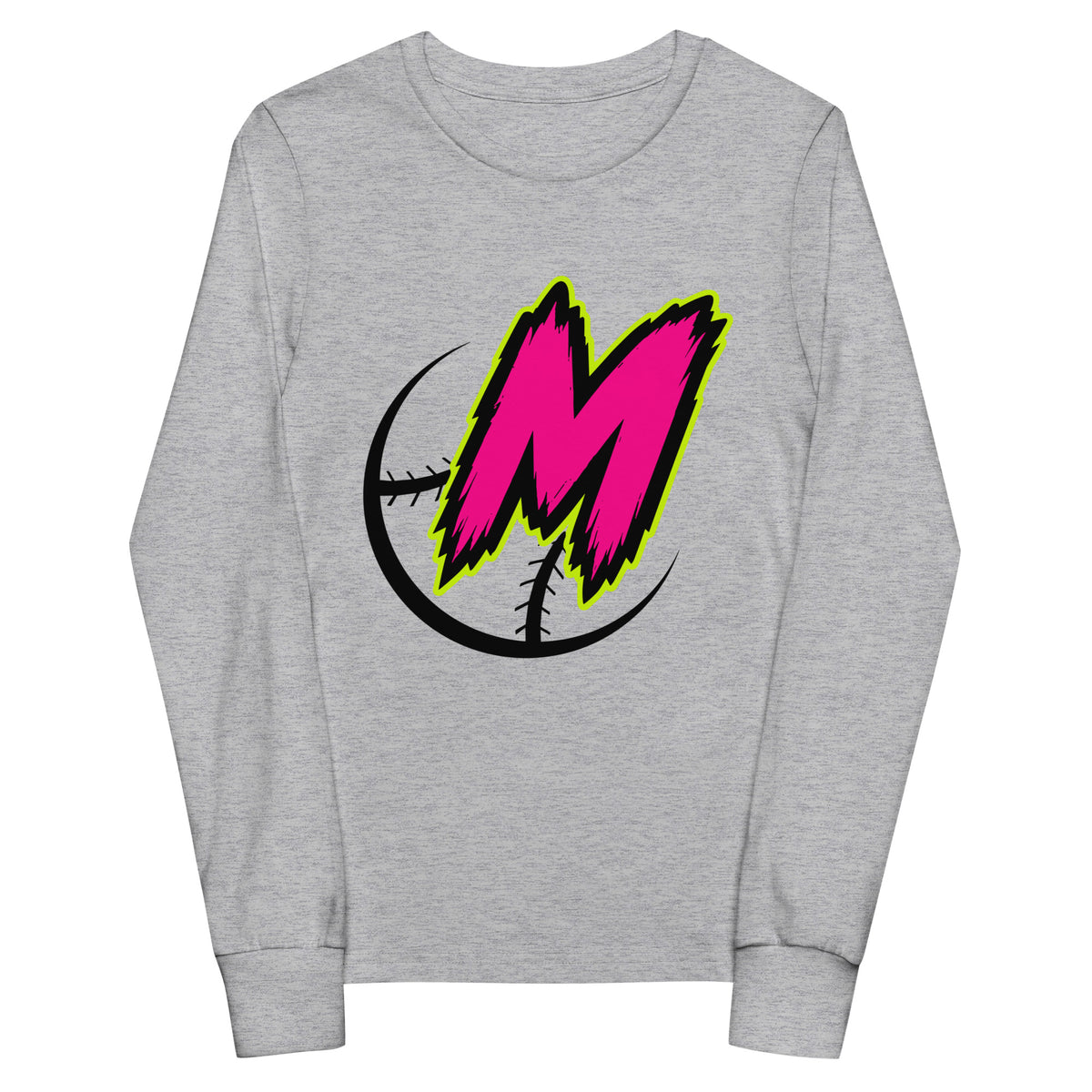 Performance | Youth Long Sleeve T-Shirt | Misfits Baseball | Lettermark Logo