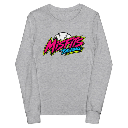 Performance | Youth Long Sleeve T-Shirt | Misfits Baseball | Athletics Logo