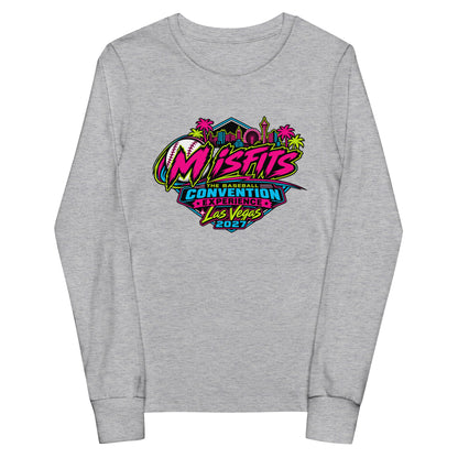 Performance | Youth Long Sleeve T-Shirt | Misfits Baseball | Crest Logo
