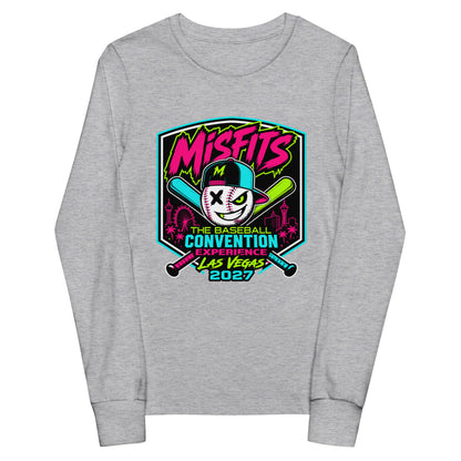 Performance | Youth Long Sleeve T-Shirt | Misfits Baseball | Shield Logo