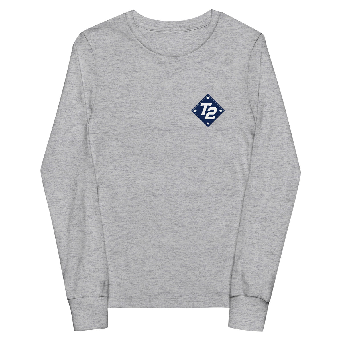 Performance | Youth Long Sleeve T-Shirt | Texas Turn Two Baseball | Crest Logo