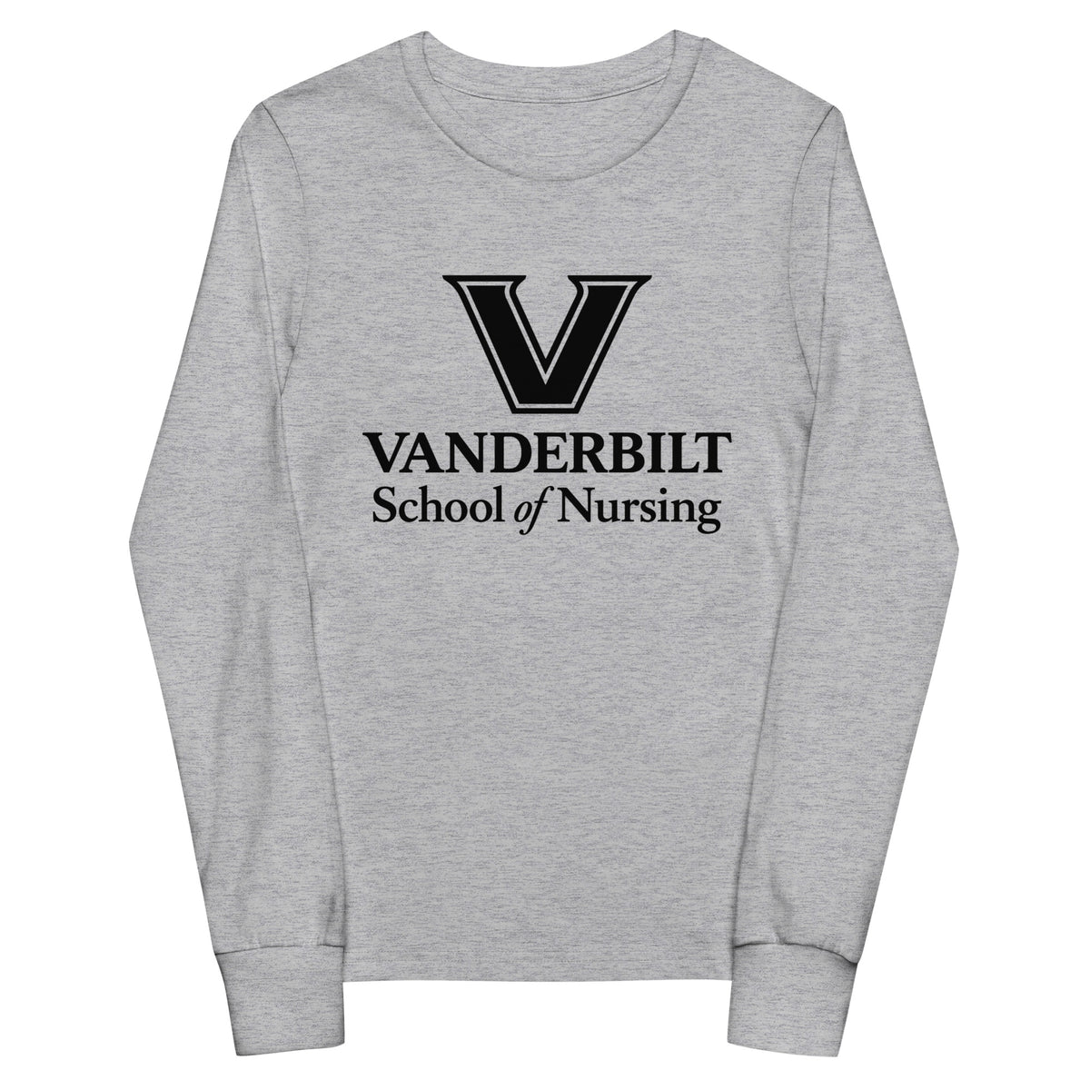 Performance | Youth Long Sleeve T-Shirt | Grand View University Nursing | Crest Logo