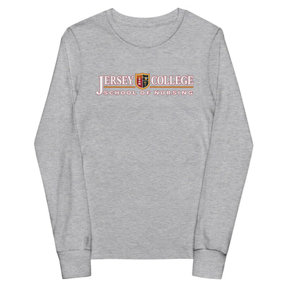 Performance | Youth Long Sleeve T-Shirt | Grand View University Nursing | Emblem Logo
