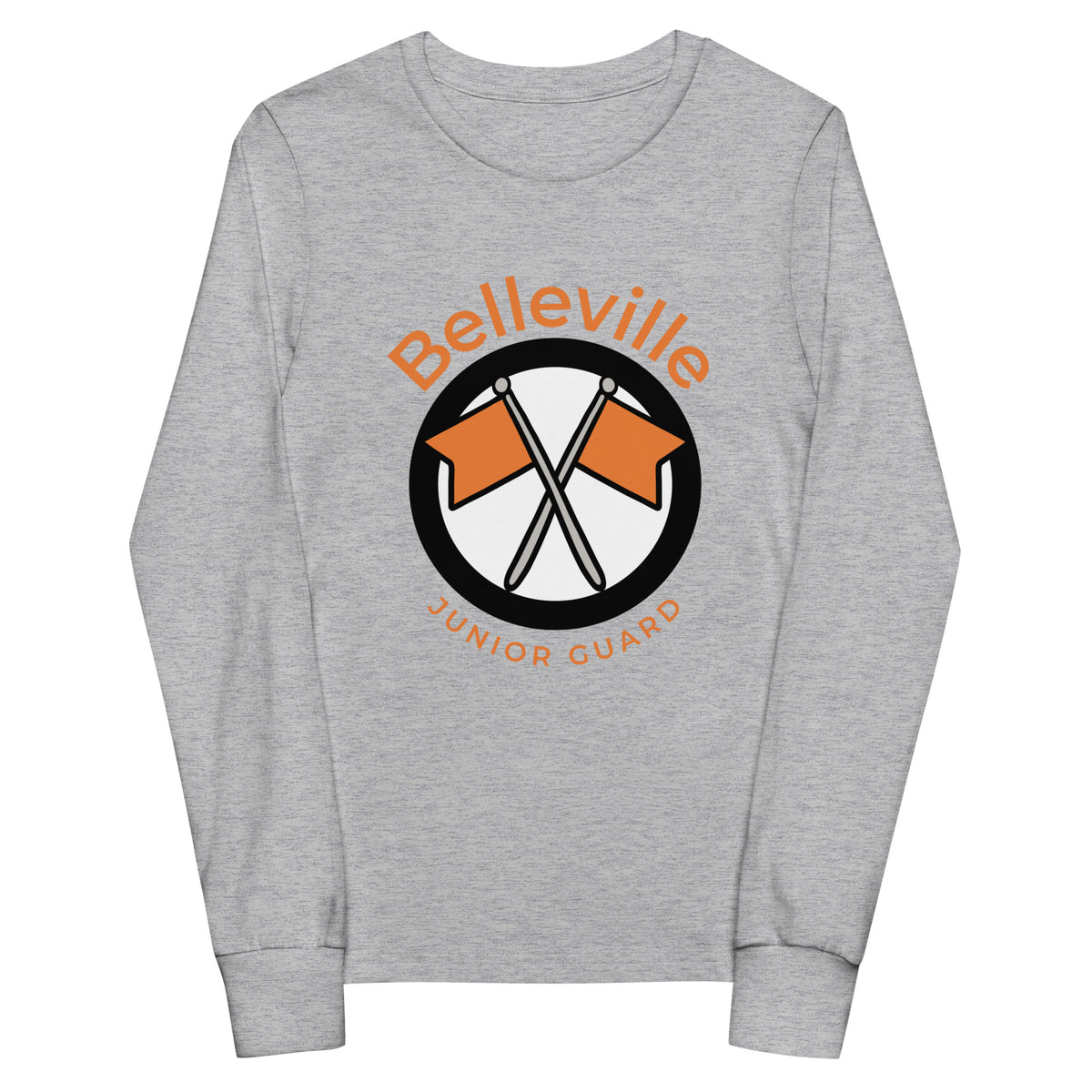 Performance | Youth Long Sleeve T-Shirt | Belleville Community Guard Programs | Crest Logo