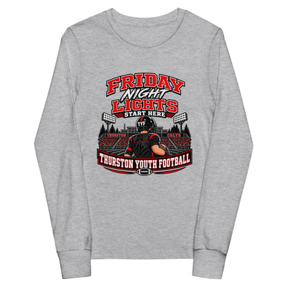Performance | Youth Long Sleeve T-Shirt | Thurston Youth Football | Vanguard Logo